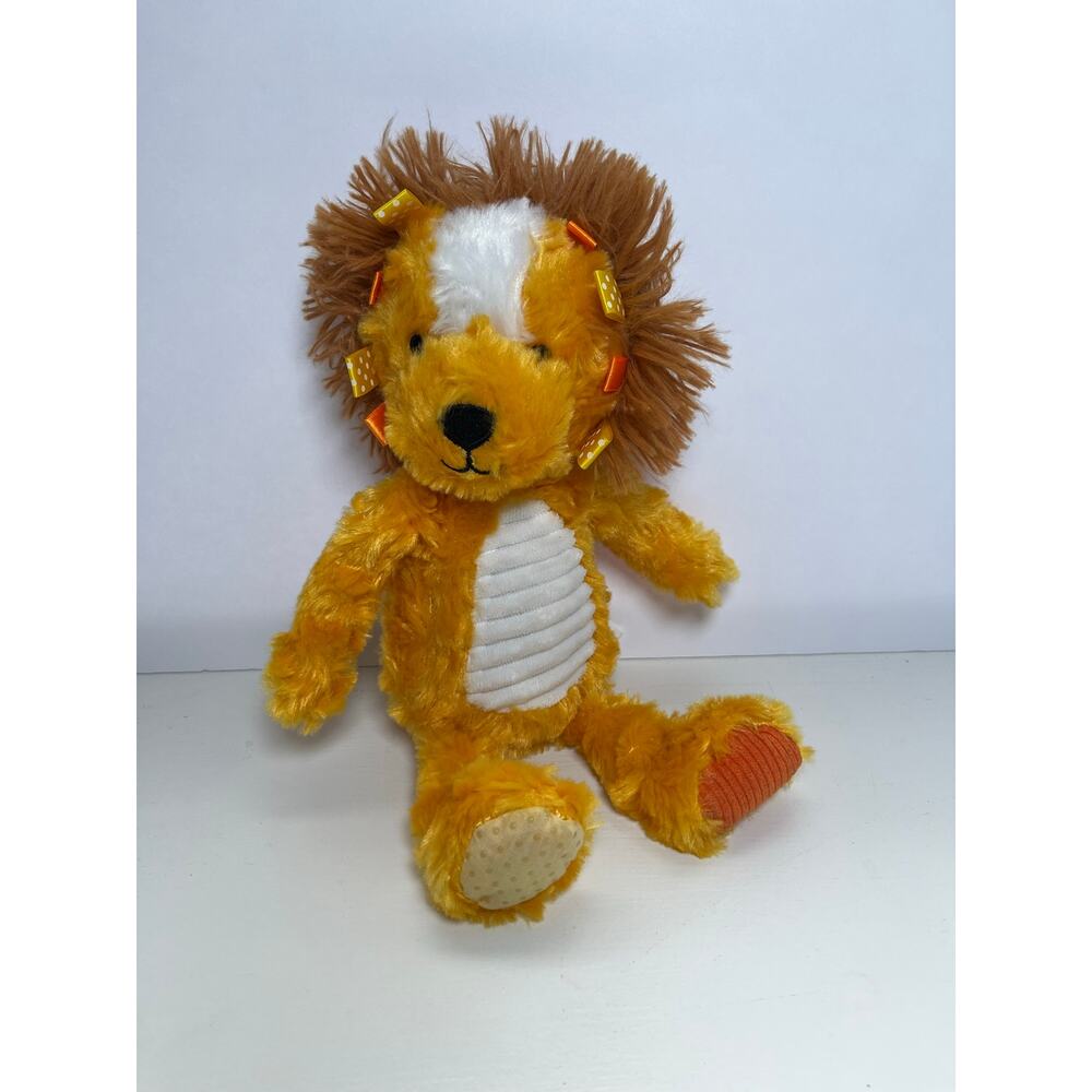 2021 Make Believe Ideas ltd plush baby toy lion lovey sensory crinkle rattle
